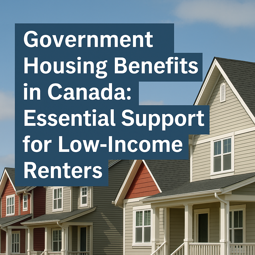 Government Housing Benefits in Canada: Essential Support for Low-Income Renters